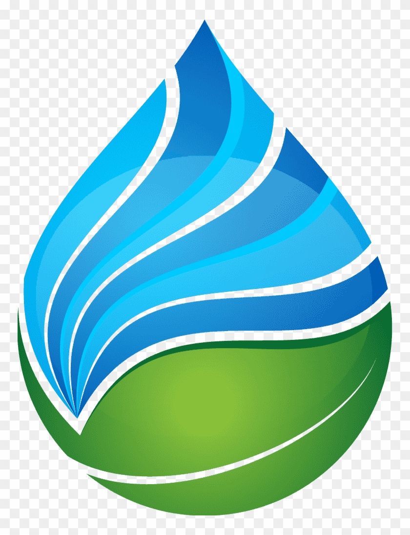 Water drop logo. Liquid splash and pure mineral water symbol