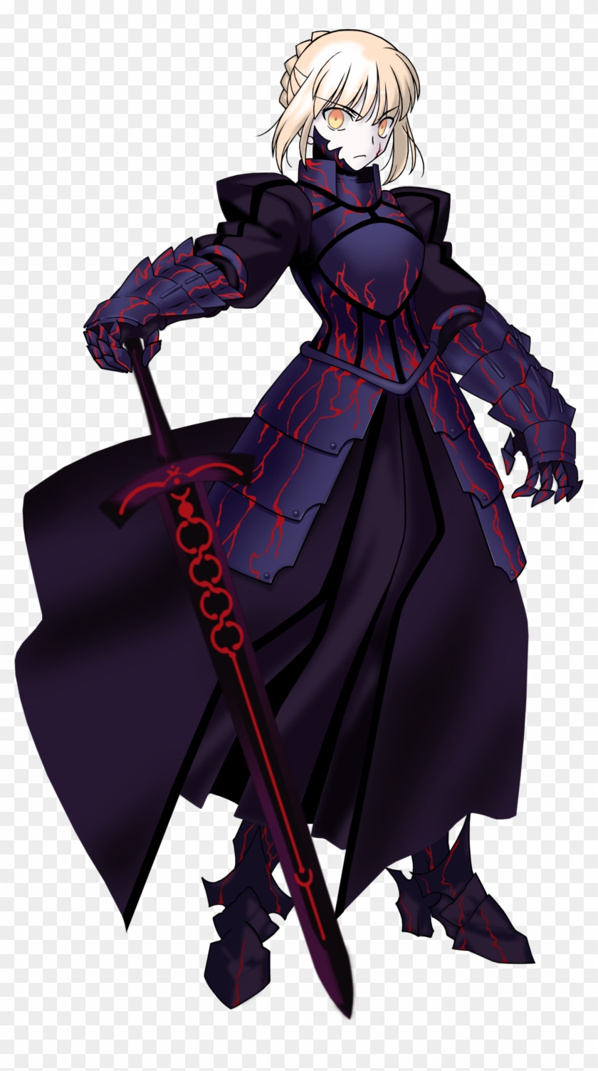 Download Png - Saber Alter Papercraft, Transparent Png - 2000x3653 ...