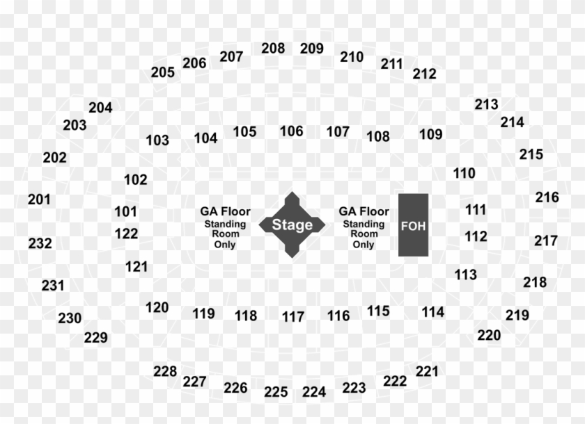Mohegan Sun Arena Seating Chart, HD Png Download - 1050x710(#1651239 ...