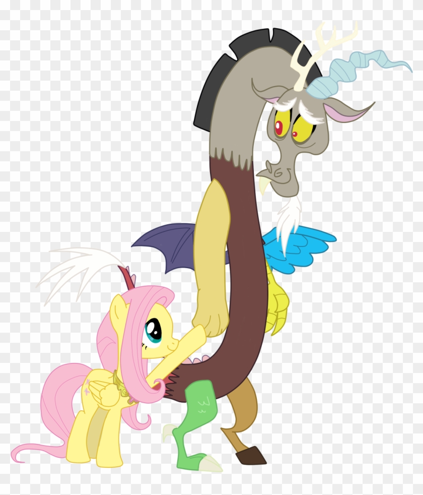 mlp discord and fluttershy human