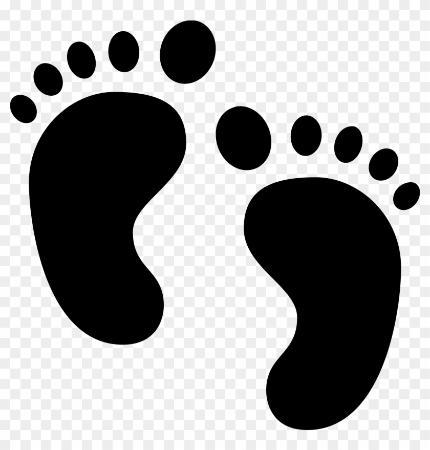 Download Baby Svg Footprint Baby Feet Icon Hd Png Download 1600x1600 1688199 Pngfind