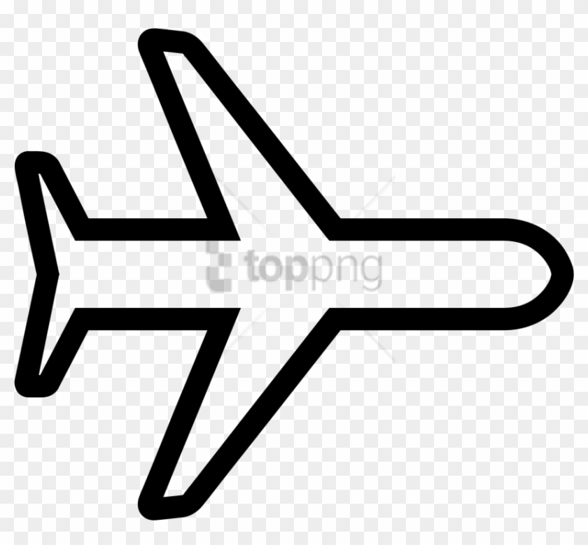 Free Png Download Airplane Icon White Png Images Background - White Airplane  Icon Png, Transparent Png - 850x748(#1692084) - PngFind