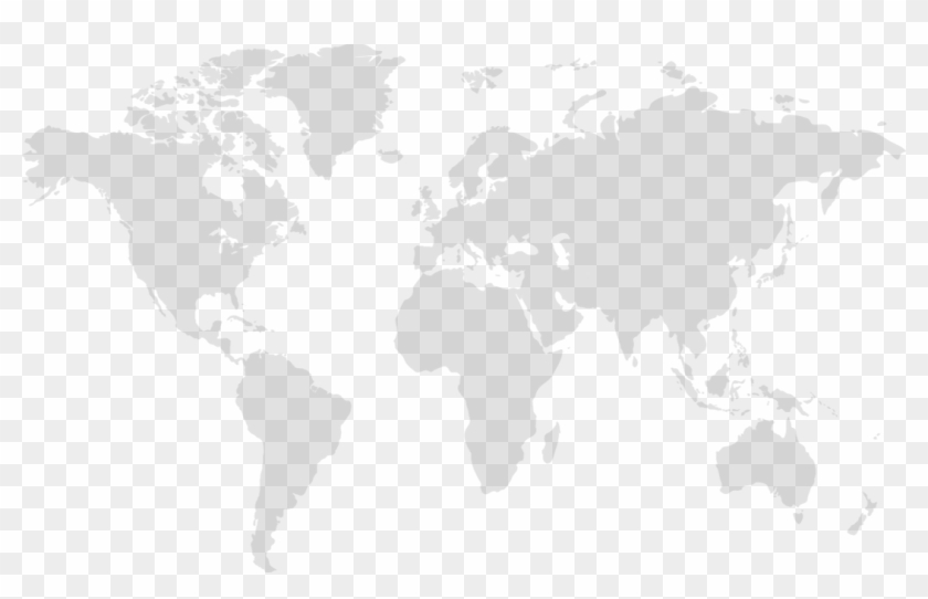 Usa - Vector Grey World Map, HD Png Download - 1080x646(#1707421) - PngFind