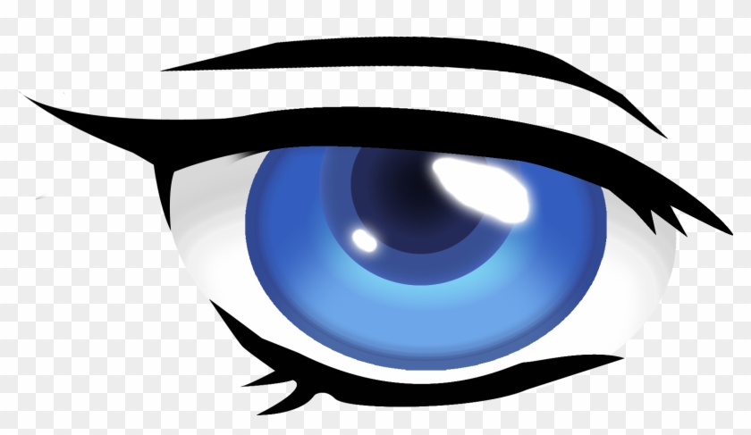 male anime eyes png