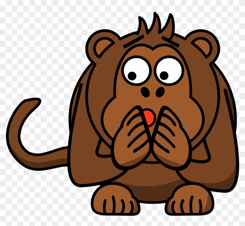 This Free Icons Png Design Of Scared Monkey, Transparent Png