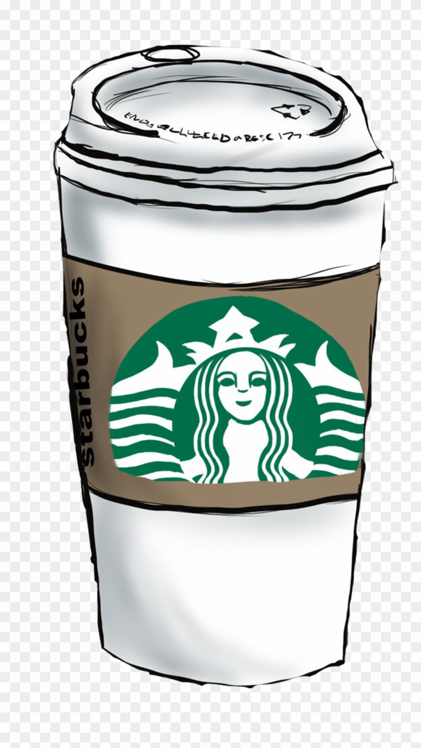 Hi My Name Is Super Cute Cup Of Coffee  Easy Drawings Of Starbucks HD Png  Download  Transparent Png Image  PNGitem