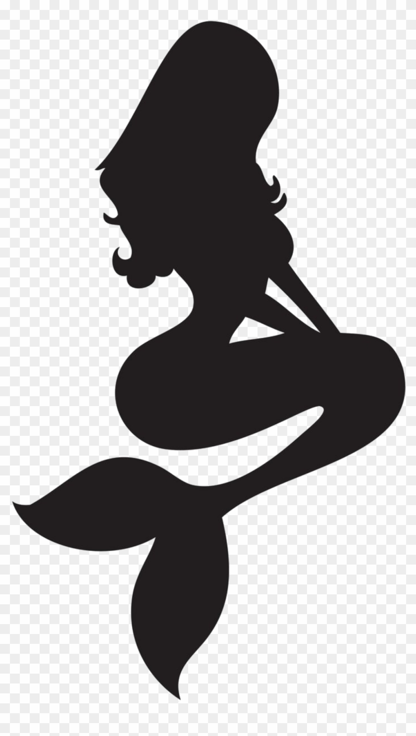 #mermaid #silhouette - Free Mermaid Silhouette Vector, HD ...
