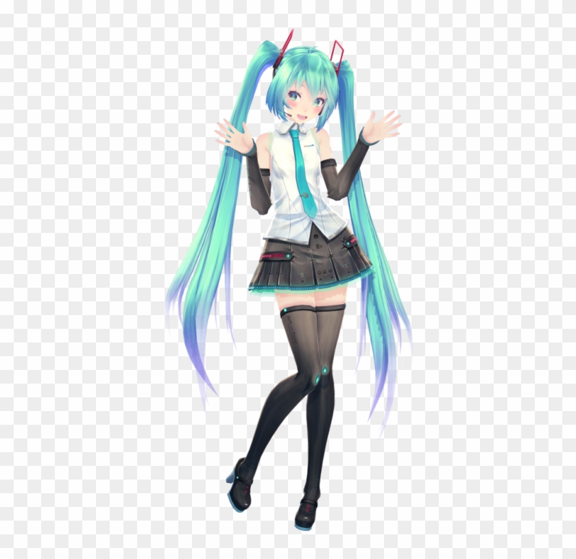 Png Black And White Stock Hatsune V X Mmd Tumblr Mmd Tda Miku