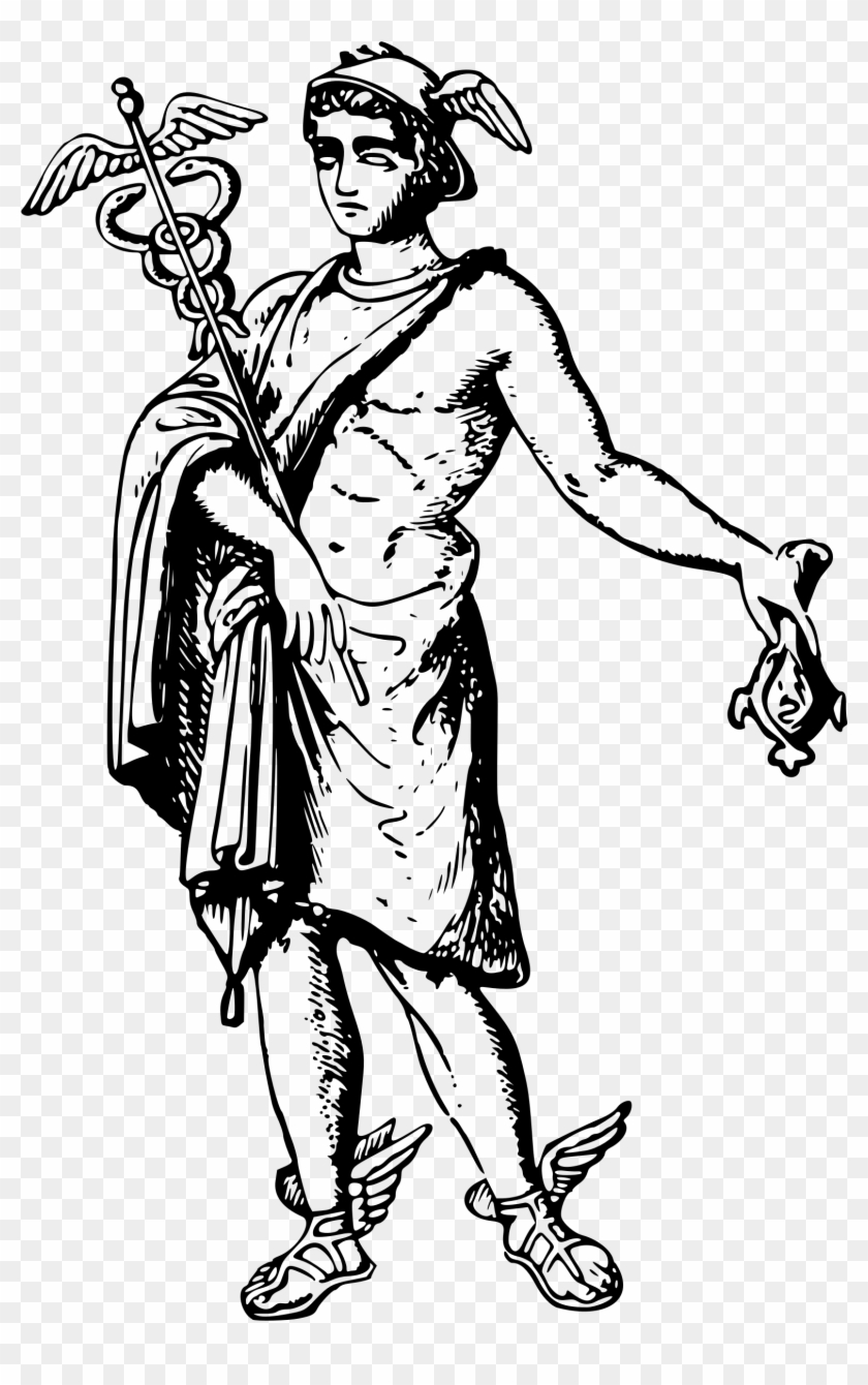 Mercury - Mercury God Clipart, HD Png Download - 1549x2399(#1781622 ...