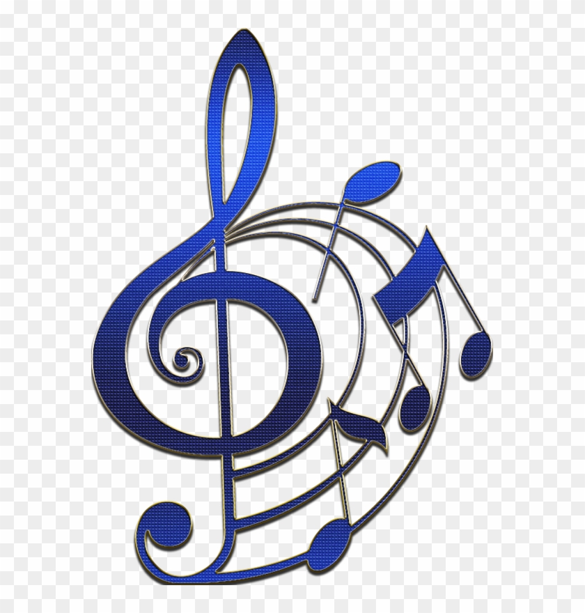 Note De Musique - Fancy Treble Clef Notes, HD Png Download - 577x800 ...