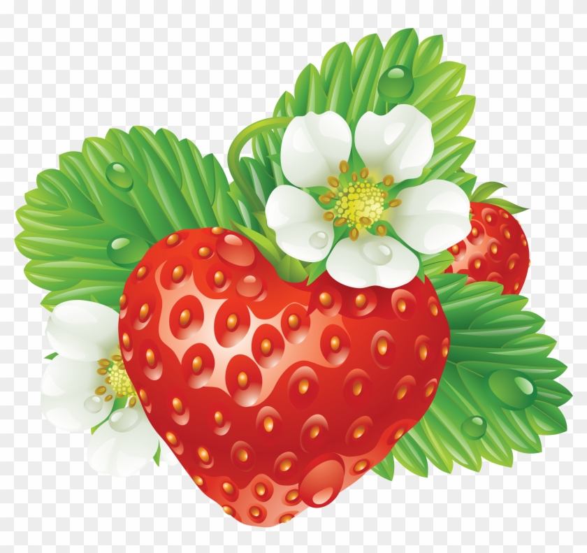 Strawberry Flower Png, Transparent Png 3490x3123(180992