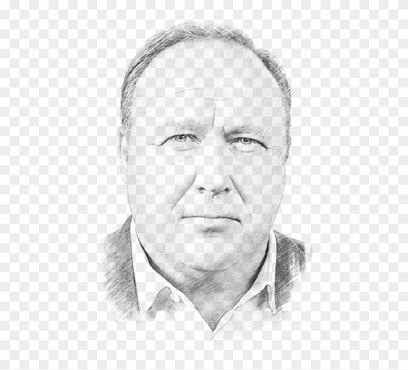 Alex Jones Alex Jones Sketch, HD Png Download 523x700(182214