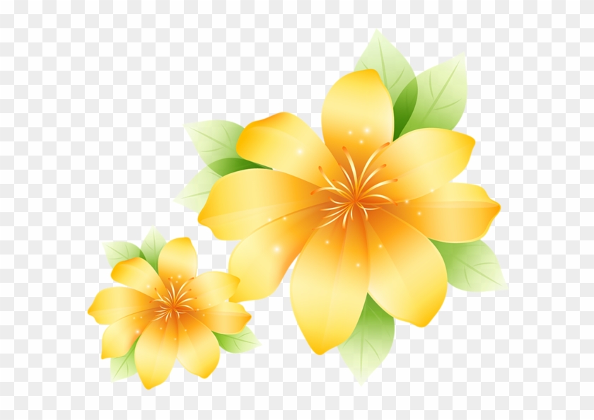 Yellow Flowers Images Clipart, HD Png Download - 600x514(#183432) - PngFind
