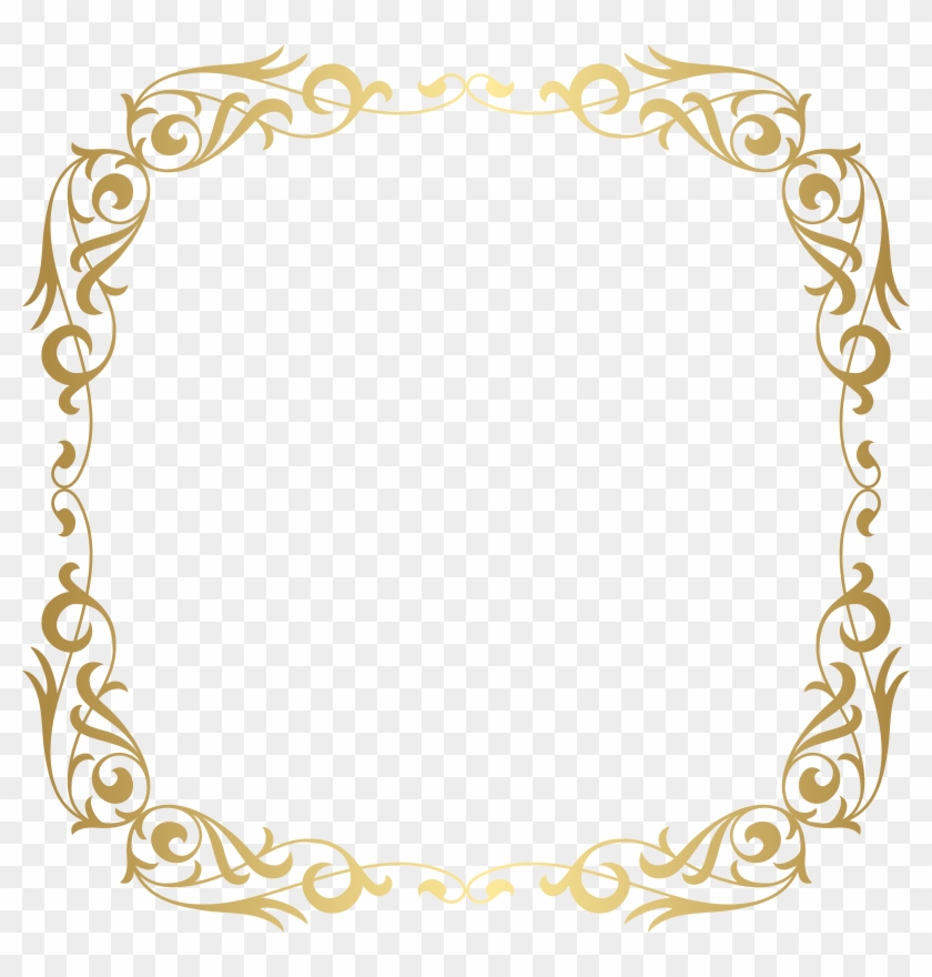 Golden Frame Png, Transparent Png - 8000x8000(#185867) - PngFind