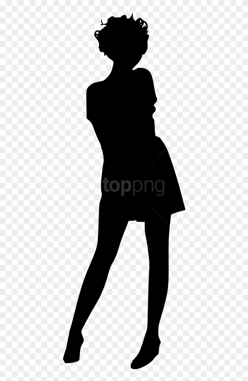 Clipart - Silhouette Of A Woman - Free Transparent PNG Clipart Images  Download