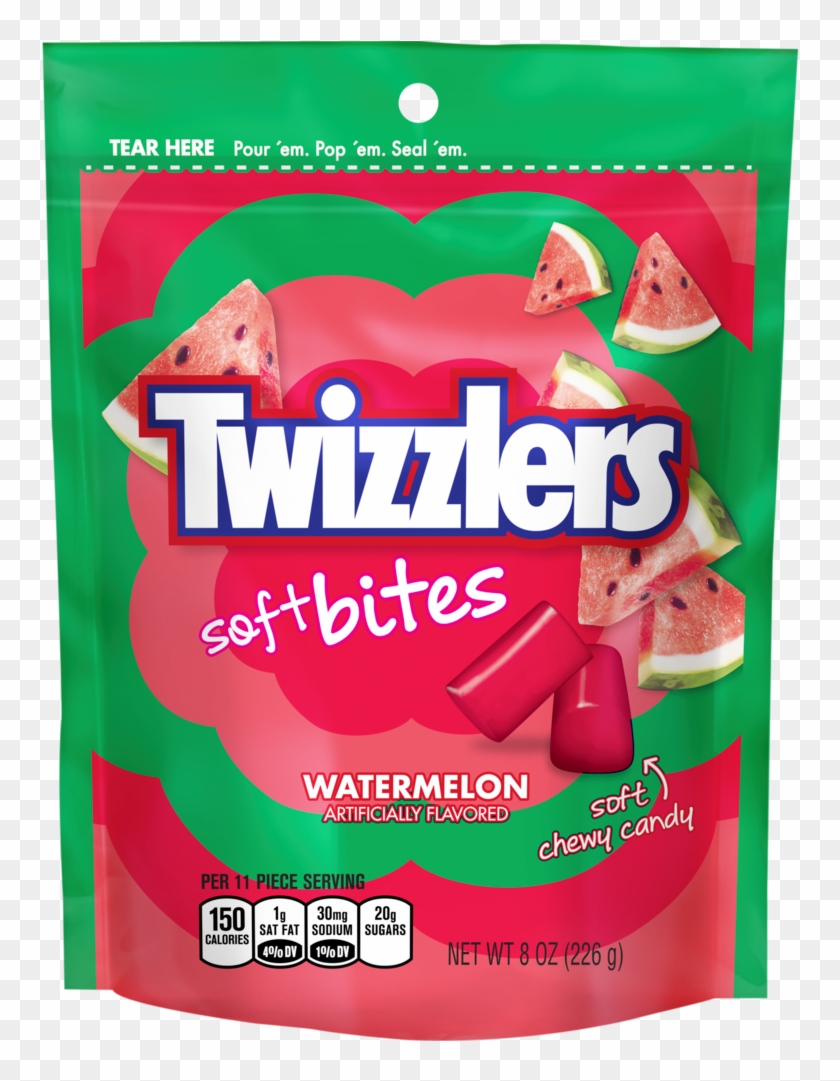 Twizzlers Soft Bites Watermelon, HD Png Download - 1000x1000(#1825295 ...