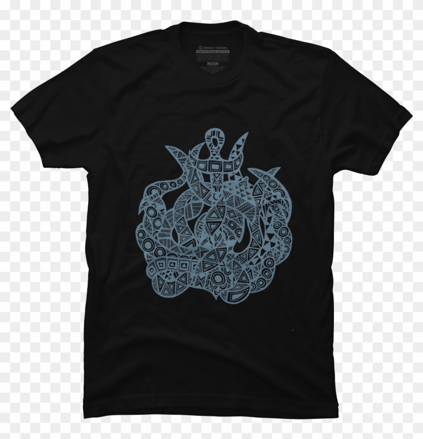 Kraken The Sea Monster Mens T Shirt, HD Png Download - 1800x1800 ...