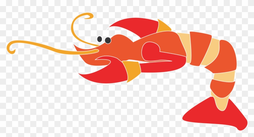 Crawfish Free Vector Clip Art Shrimp Clipart Transparent Background Hd Png Download 2607x1402 1877486 Pngfind