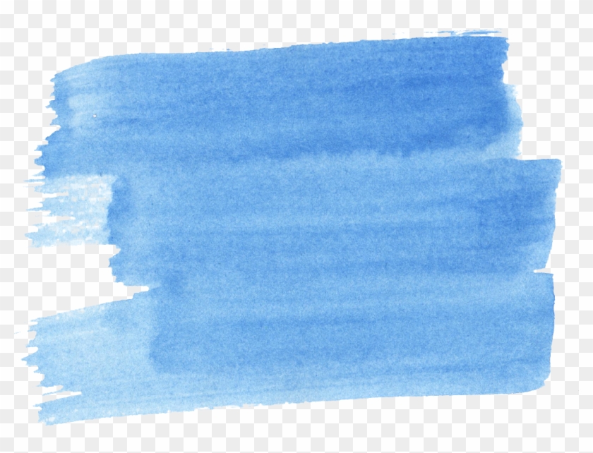 Blue Watercolor Brush Stroke Transparent Vol Png Png Png Download