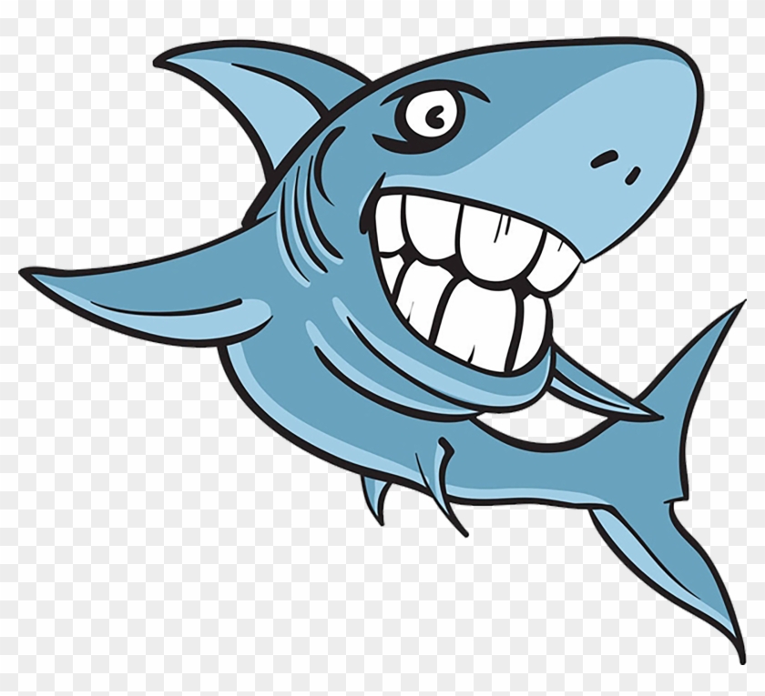 Jpg Library Library Great White Cartoon Clip Art Illustration, HD Png ...