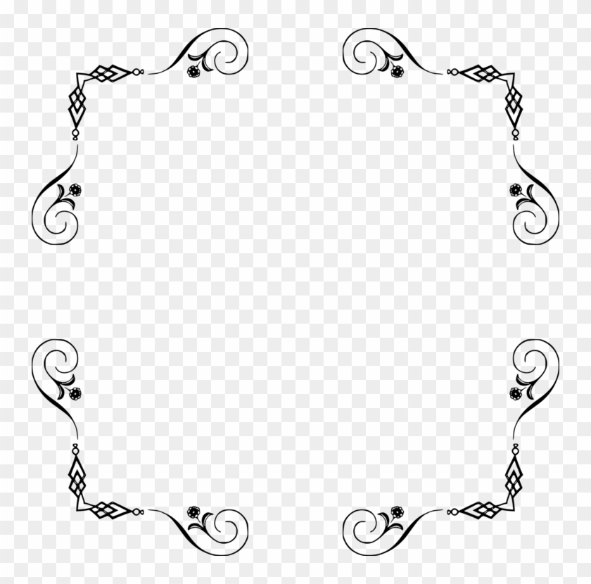 Borders And Frames Picture Frames Classic Clip Art, HD Png Download ...