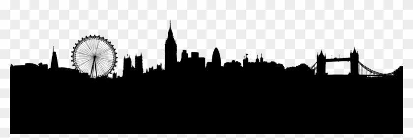 London Skyline Silhouette Png Transparent Png 10x350 Pngfind