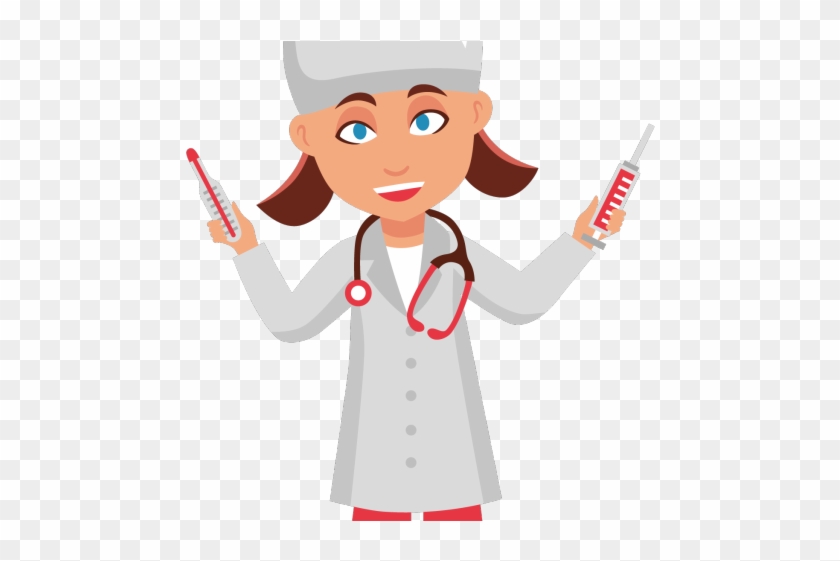 Nurse Clipart Needle - Cartoon, HD Png Download - 640x480(#1904829