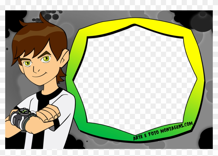 Convite ou Frame Ben 10 Alien Force