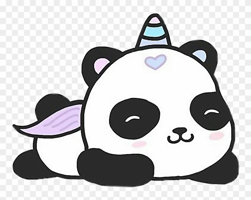 Download Panda Cartoon Cute Unipanda Unicorn Freetoedit Png Cute Baby Panda Drawing Transparent Png 766x590 1922494 Pngfind