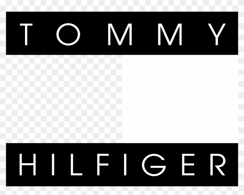 tommy hilfiger logo black and white