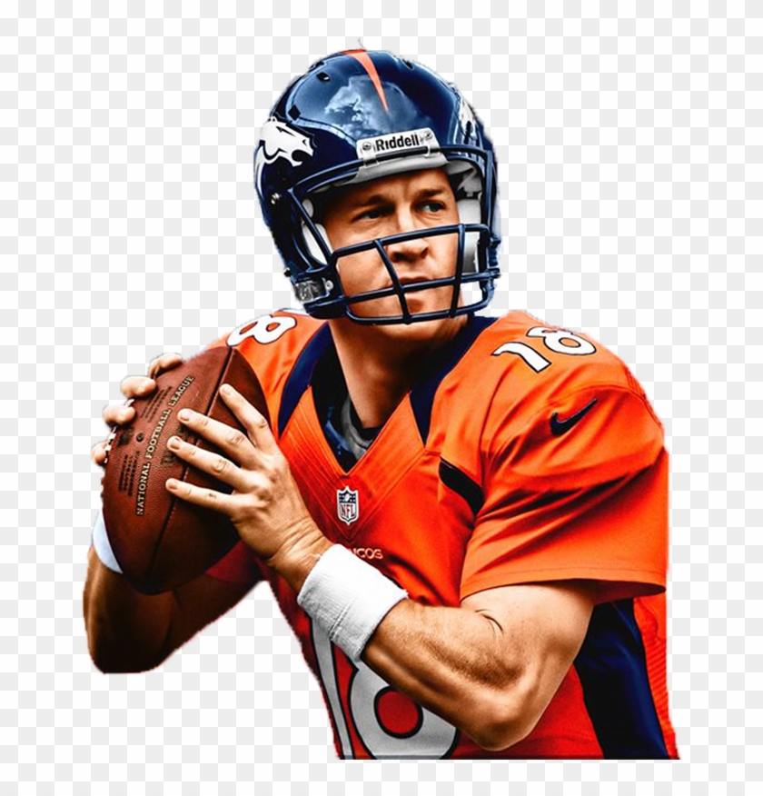 peyton manning 18 clipart