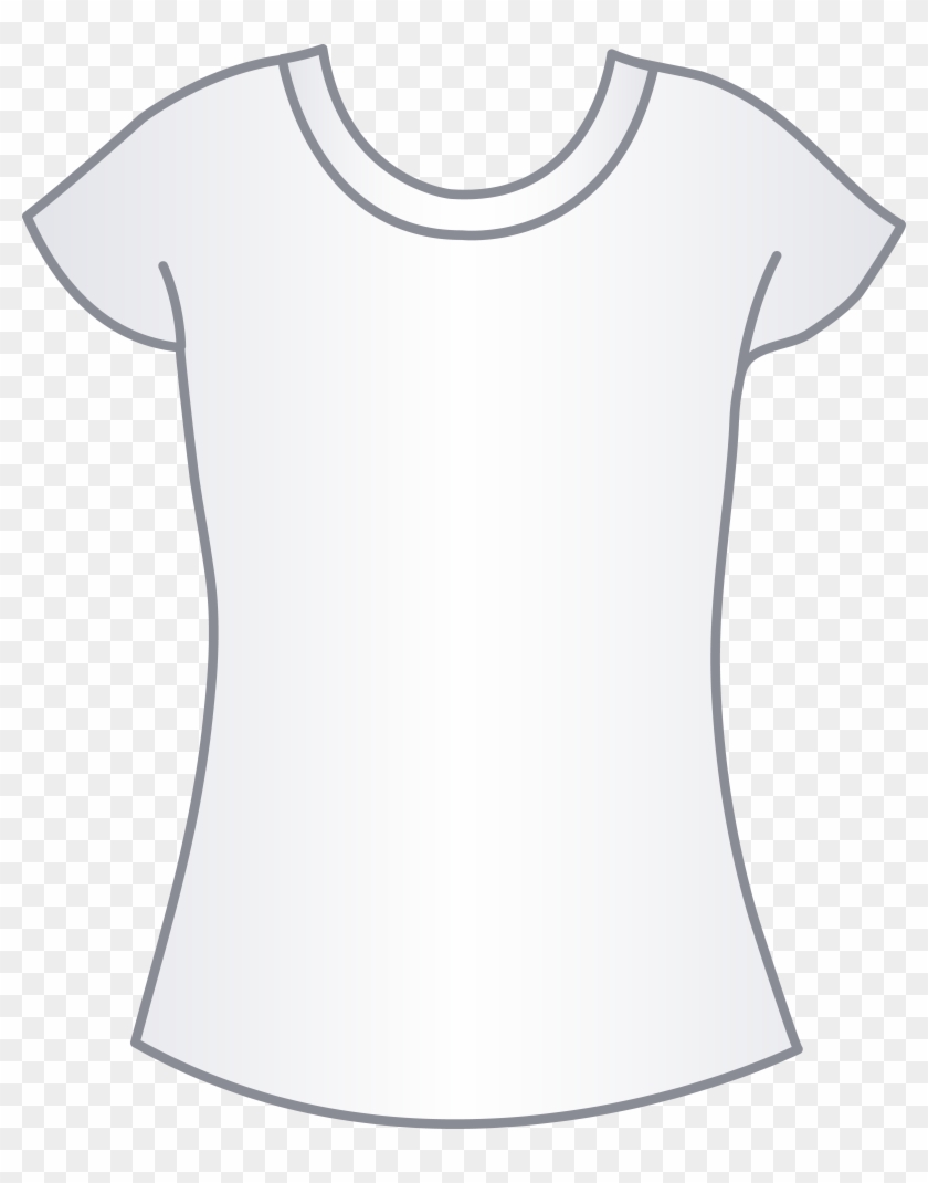 Download Womens White T Shirt Template Hd Png Download 5785x7098 1960911 Pngfind