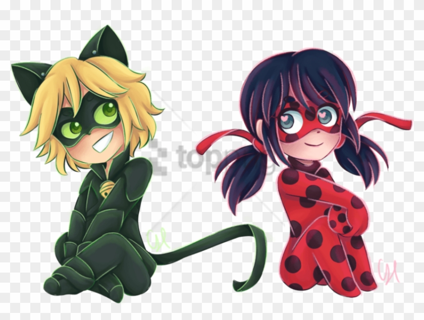 Free Png Download Ladybug And Chat Noir By Dashurie - Miraculous Cat Noir  Oc, Transparent Png, png download, transparent png image