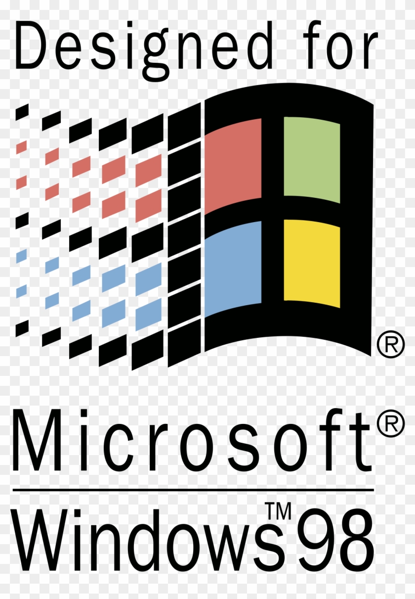 Designed For Microsoft Windows 98 Logo Png Transparent - Designed For ...