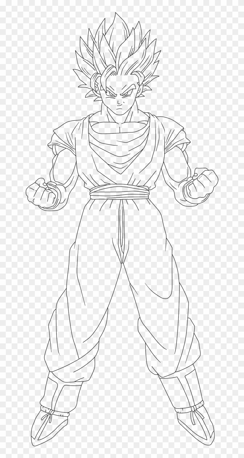My drawing of Gohan SSJ2 from Dragon Ball : r/AnimeSketch