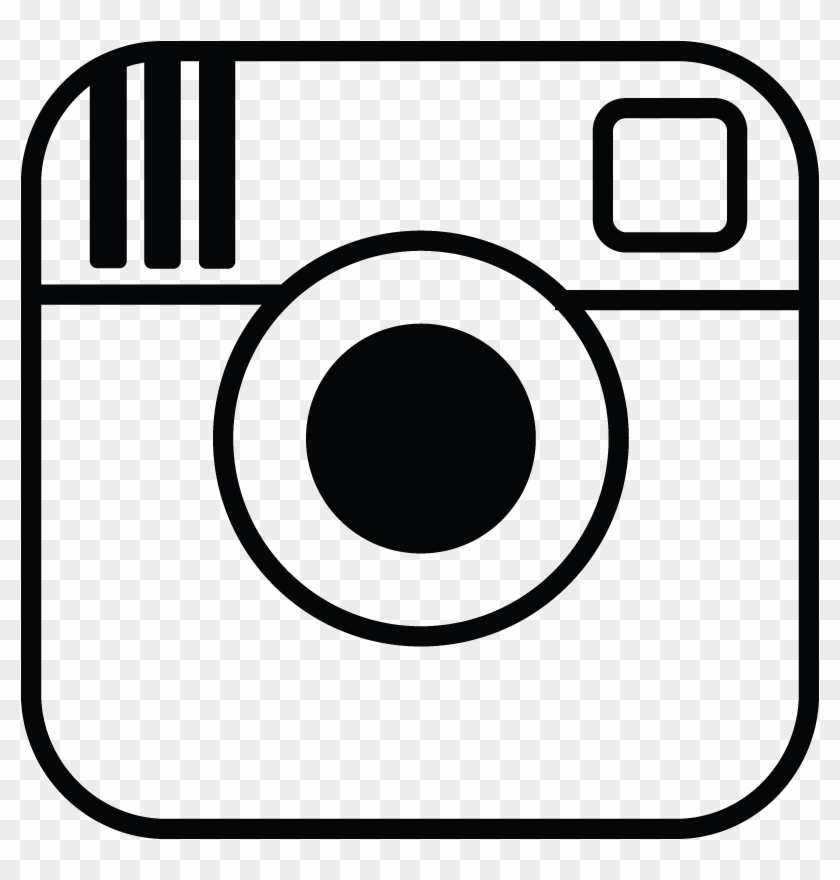 Instagram Logo Black And White No Background