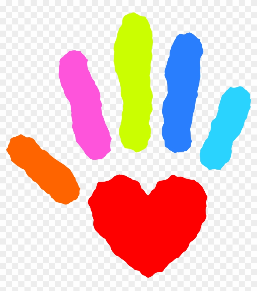Download Jpg Download Handprint Svg Heart Clipart Hands With Hearts Clipart Hd Png Download 2000x2150 23267 Pngfind