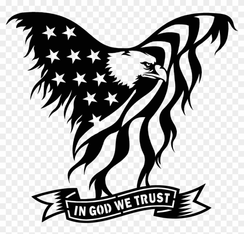 Download Black And White American Flag Tattoo Designs - Eagle ...