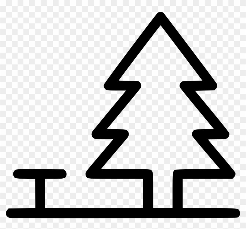Download Png File Svg Christmas Tree Icon Outline Transparent Png 980x866 26768 Pngfind