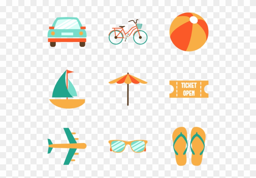 Summertime Collection - Summer Icon Vector Png, Transparent Png