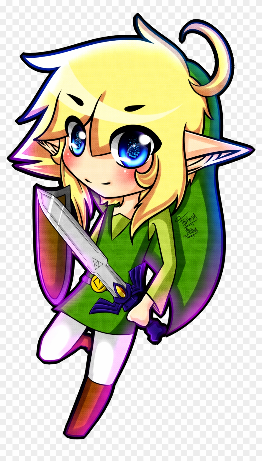 Toon Link, The Legend Of Zelda Artwork By Fantasy Linky - Cartoon, HD