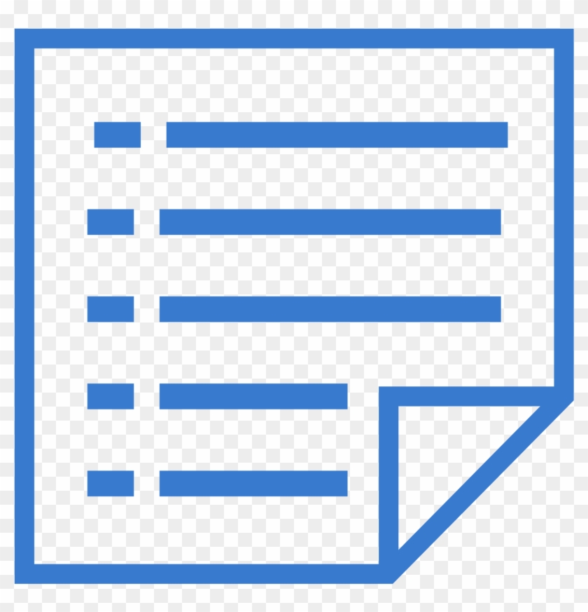 List Transparent Background - List Icon Png Blue, Png Download