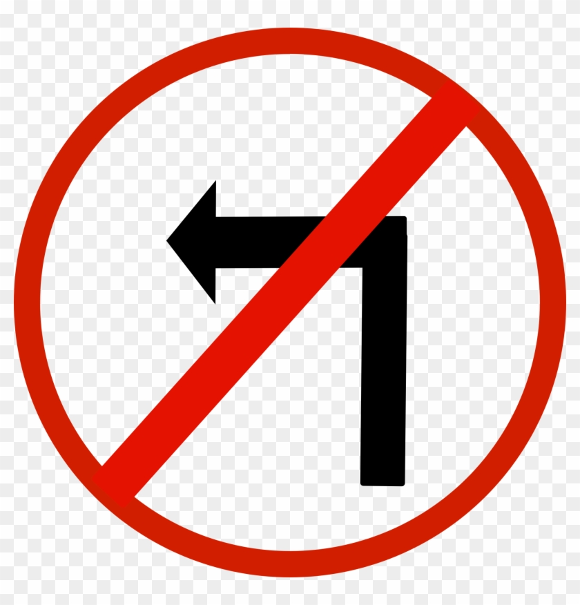 No Turn Left Arrow Sign, HD Png Download - 1920x1911(#2011990) - PngFind