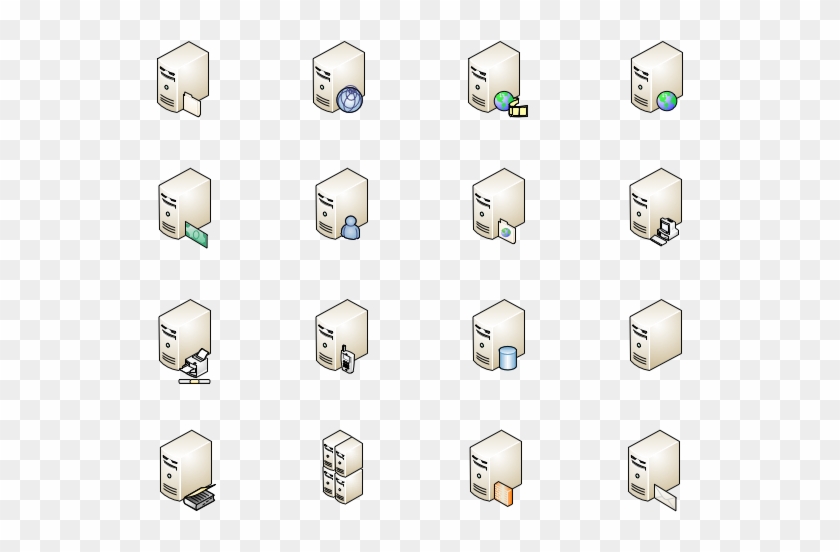 Download Vector Library Server Vector Isometric - Visio Server ...