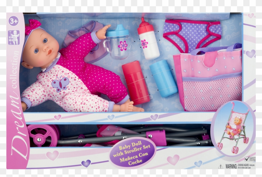 Dream Collection Baby Doll Stroller, HD Png Download - 1800x1800 ...