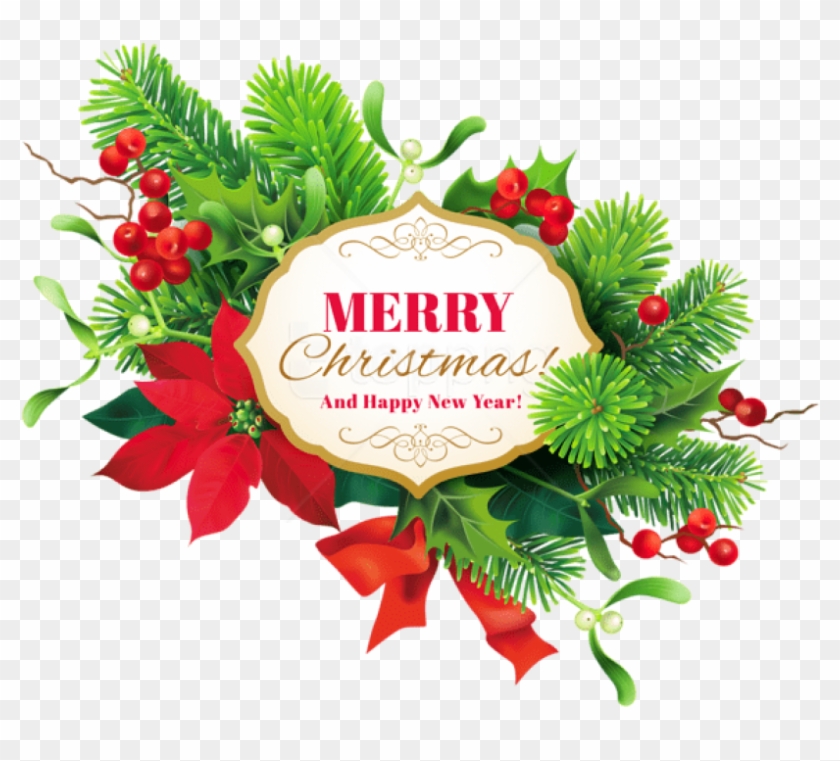 Free Png Merry Christmas Decor Png Images Transparent Merry Christmas And Happy New Year Png Png Download 850x706 2040924 Pngfind