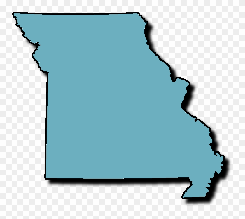 Missouri Png - State Of Missouri Outline, Transparent Png - 850x809