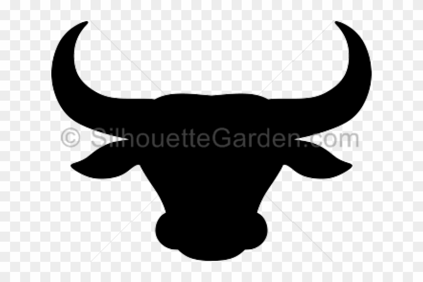 Bulls Clipart Bull Head Buffalo Head Silhouette Png Transparent Png 640x480 Pngfind