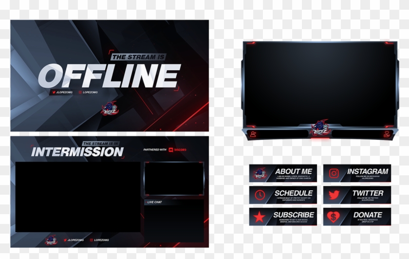 Multicoloured Facecam Stream Overlay Available Here, HD Png Download ...