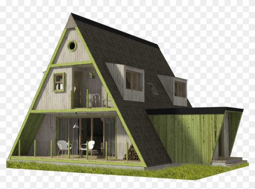 A Frame House Plans Evelyn House Hd Png Download 900x900